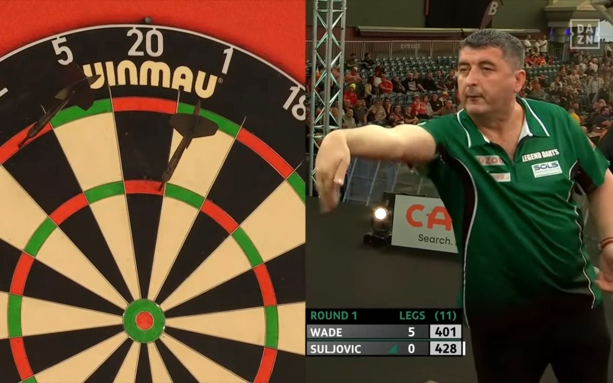 Verbazing over hoe Mensur Suljovic ongestraft wegkomt met dit bizar moment