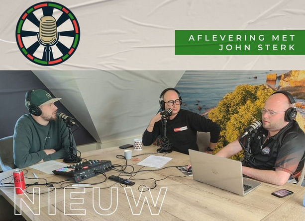 Beluister nu de nieuwe podcast Dartpraat met als gast John Sterk