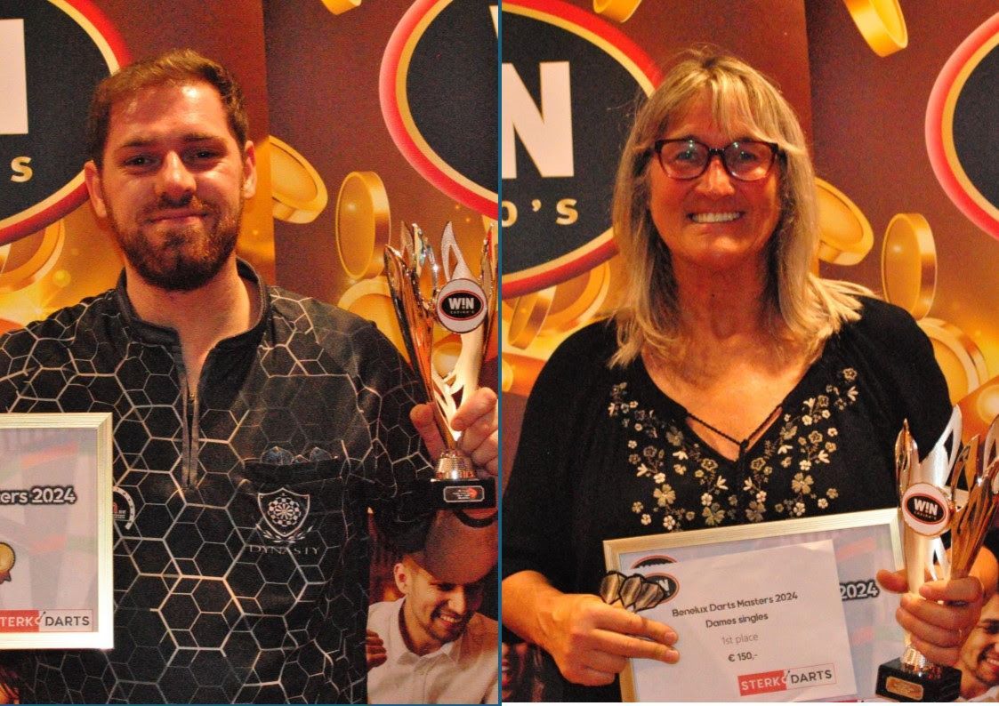 Berry van Peer en Patricia de Peuter winnen Benelux Darts Masters 2024