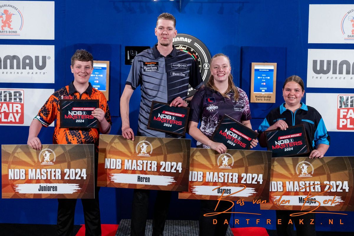 Van Schie, Rietbergen, Baalmans en Kersbergen zijn de NDB Masters van 2024