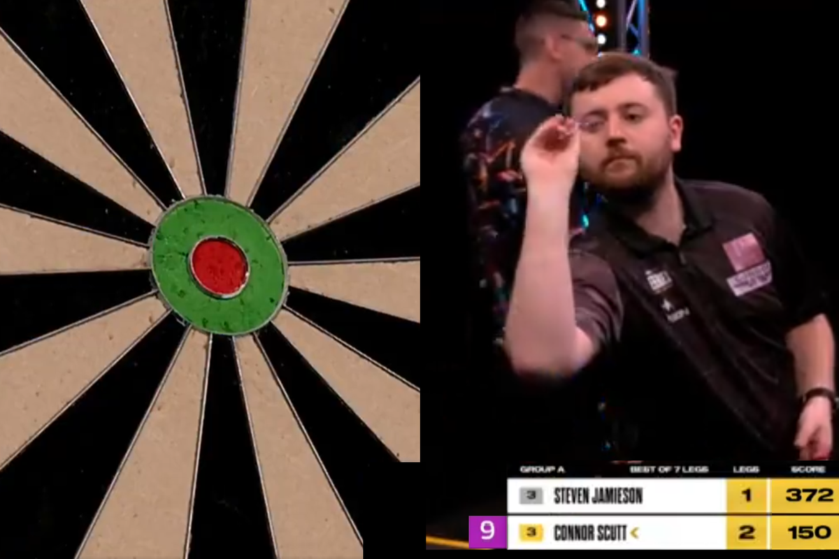 VIDEO: Connor Scutt kiest voor meest bizarre route voor een 9-darter ooit