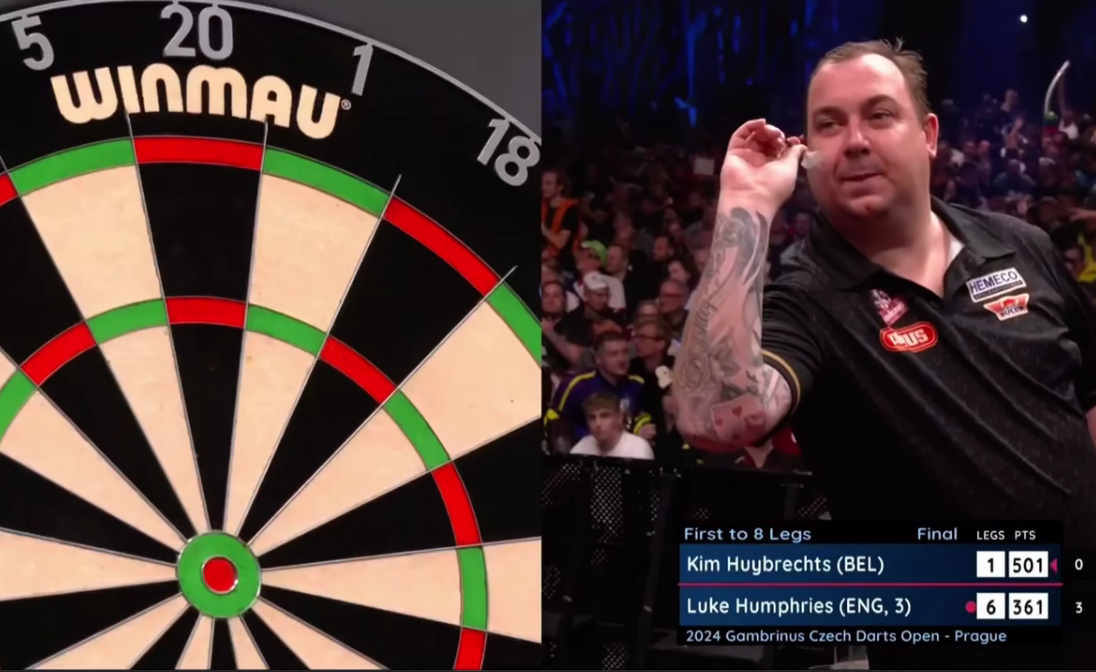 Wat Kim Huybrechts hier doet tijdens dit moment in de finale zie je eigenlijk nooit