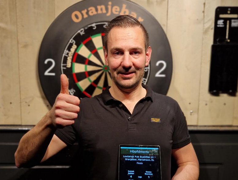 Tweede speeldag ADC Lowland Spring Series – Pub Qualifiers voor Patrick Dekker, runner-up is Donny Boerman