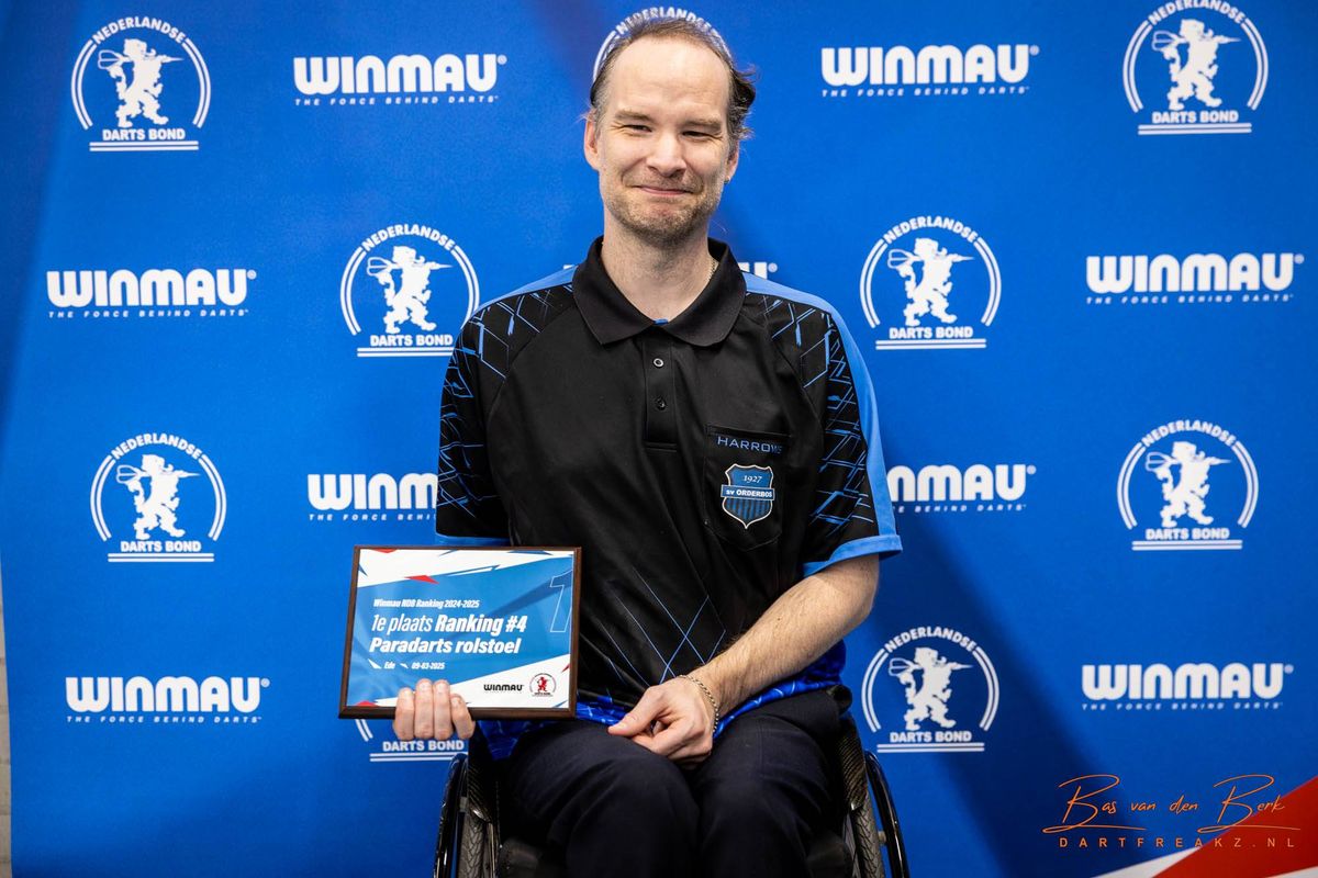 Winmau NDB Ranking 4 Paradarts: Bakker blijft onverslaanbaar, Scholten en Verstraaten pakken titels