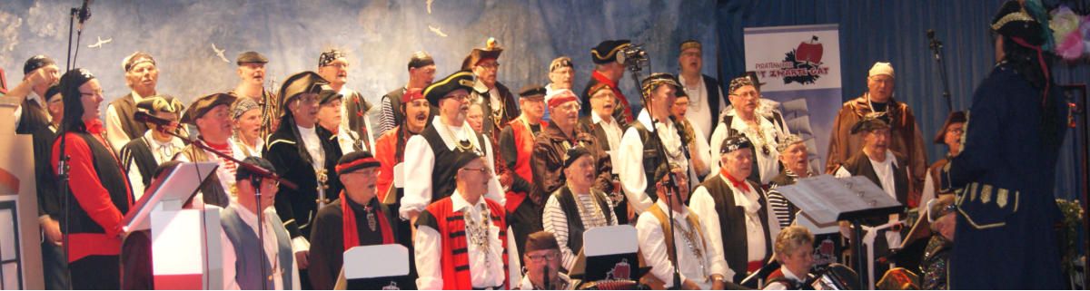 Piratenkoor ’t Zwarte Gat geeft traditioneel jaarconcert in Den Kaat