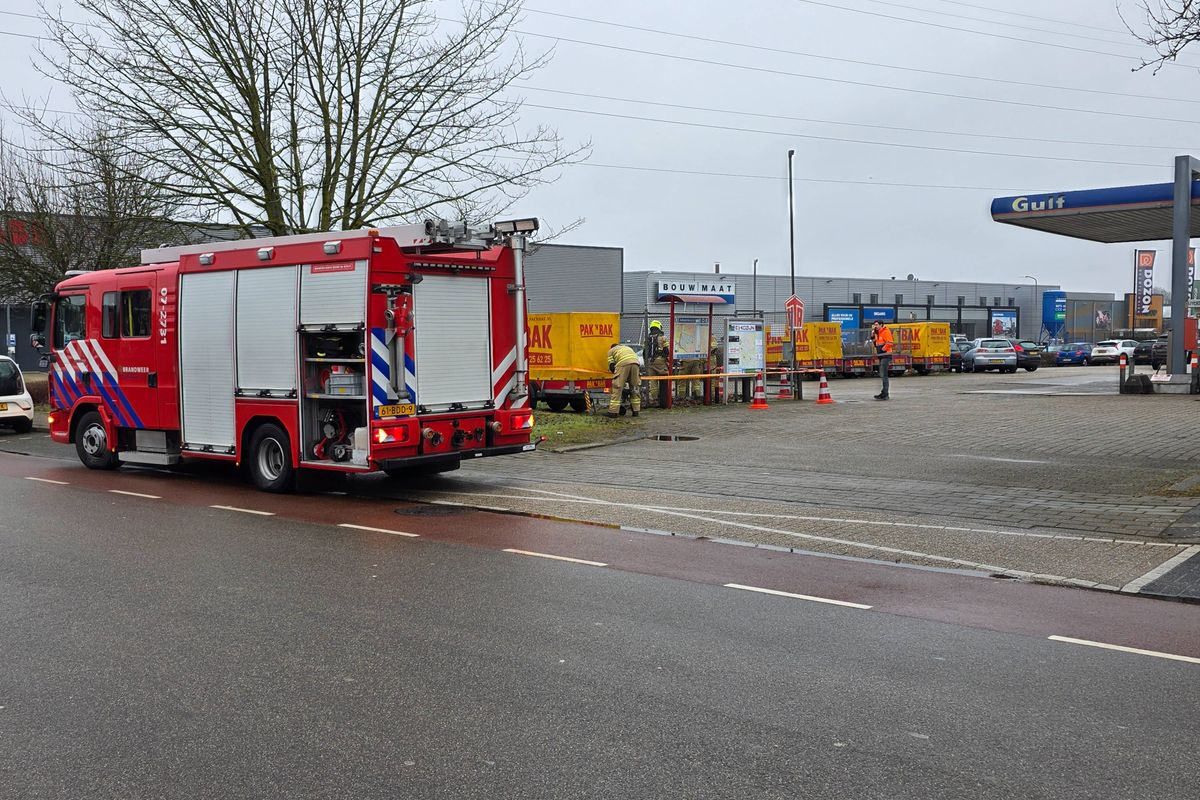 Snelle actie bij LPG gaslekkage: brandweer voorkomt gevaar bij Gulf tankstation Ede