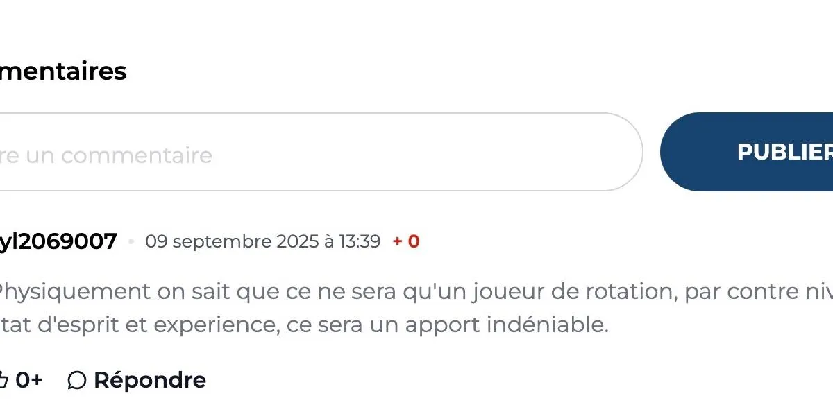 Foot01 change, comment récupérer son compte de commentaires Disqus
