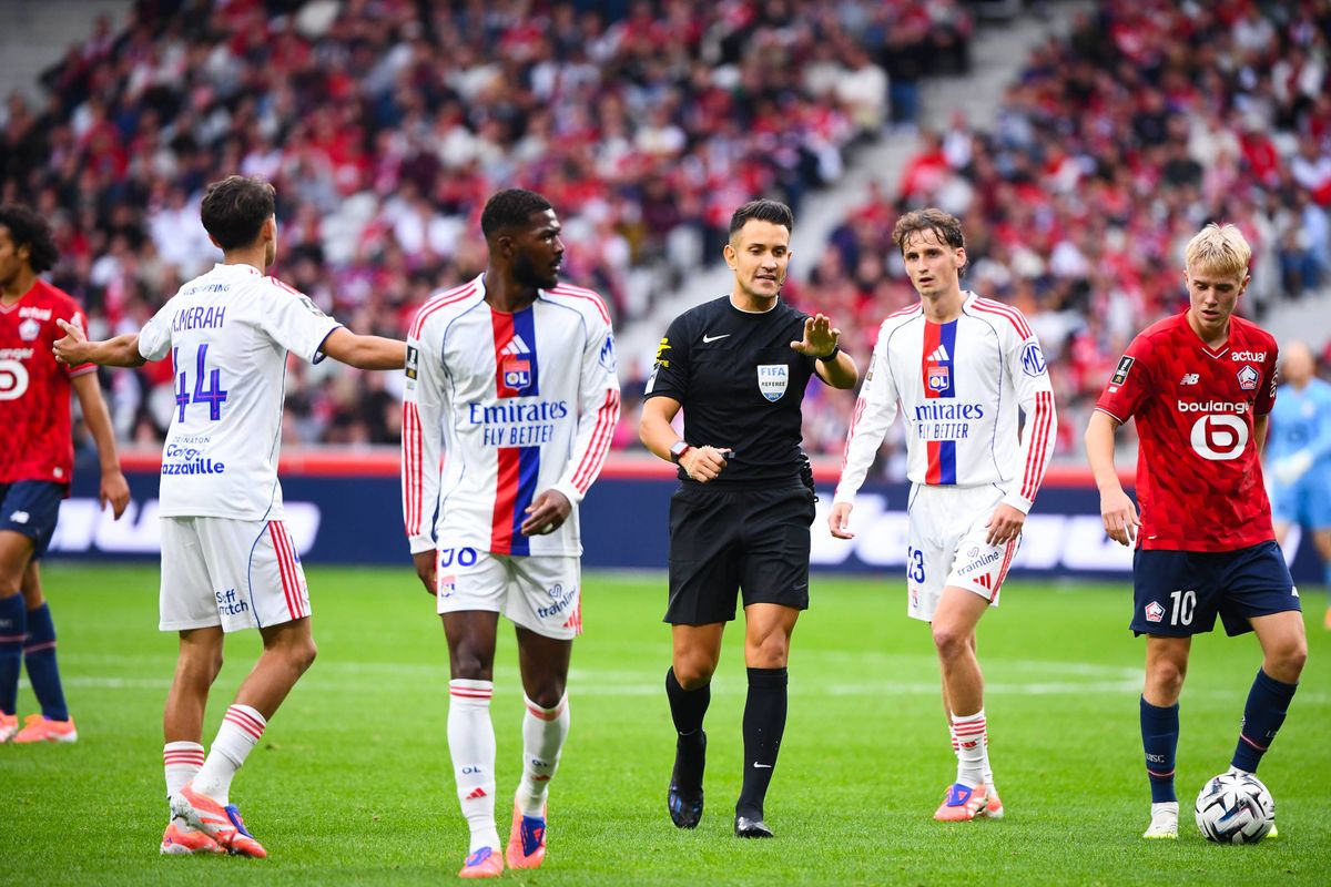 La FFF félicite l'arbitre de LOSC-OL, Letang ne va pas aimer