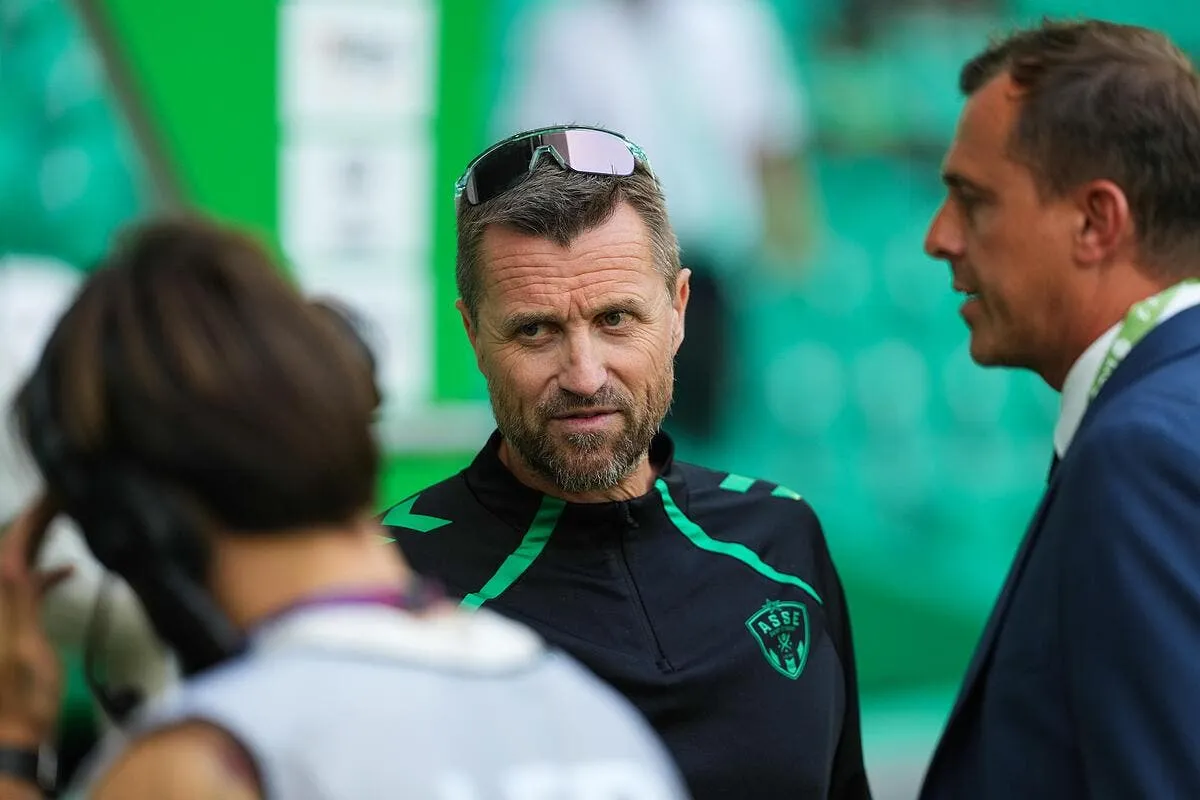 Le groupe de l'ASSE contre Boulogne