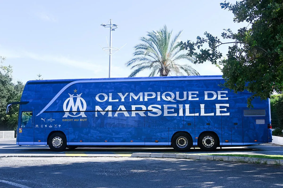 Le groupe de l'OM face au PFC, Rabiot bien absent