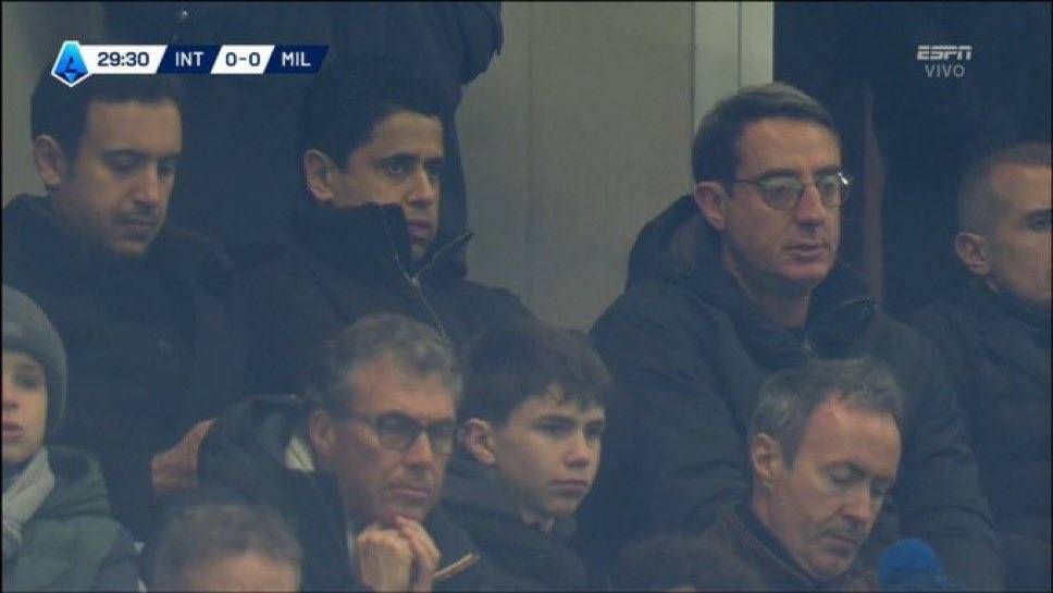 Nasser Al-Khelaifi à Milan, l'Inter enrage