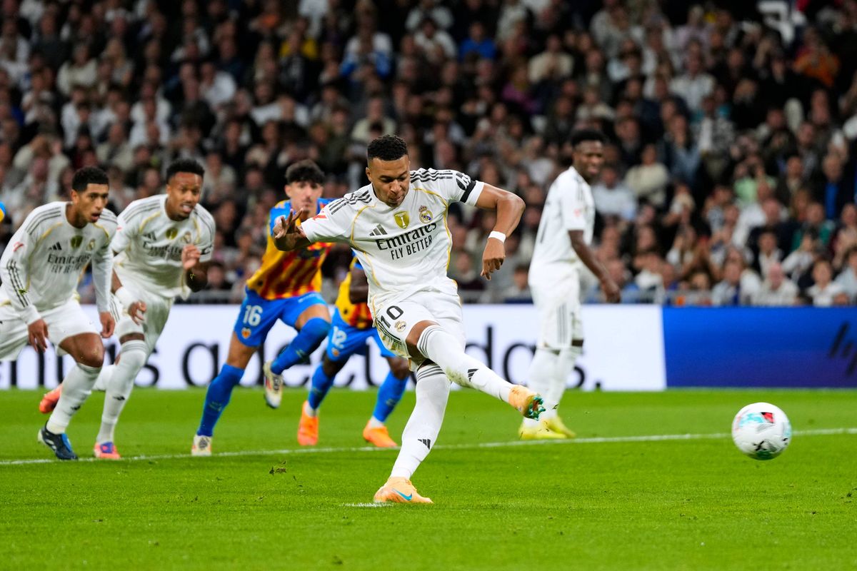 Esp : Le Real Madrid gifle Valence avec un doublé de Mbappé