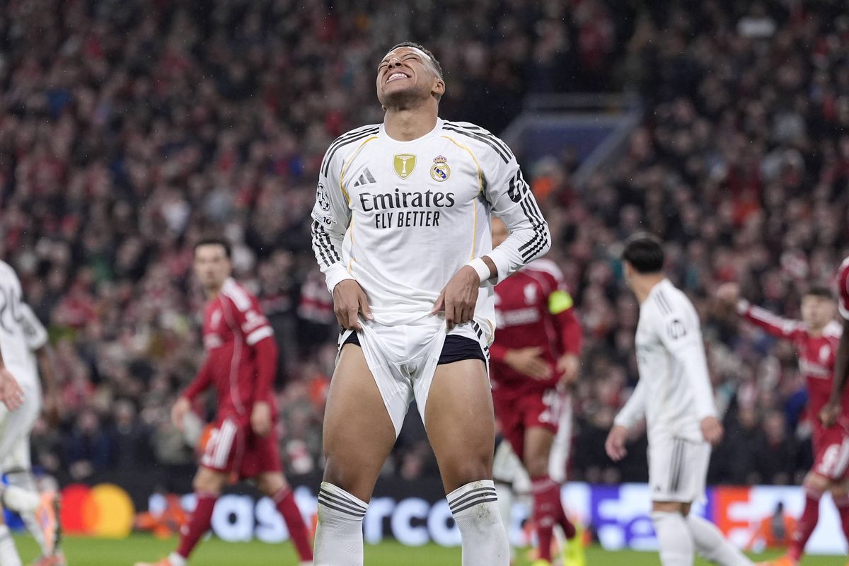 Mbappé reçoit un zéro historique après Liverpool-Madrid