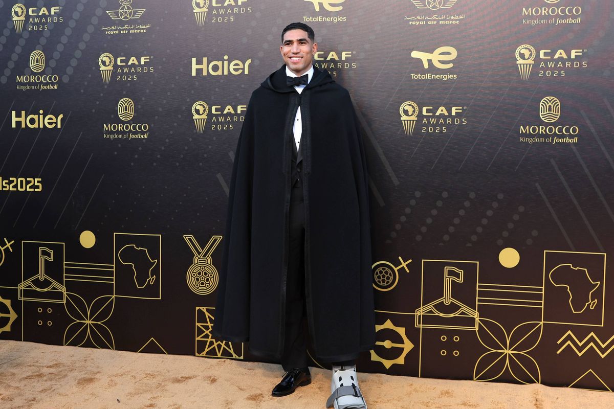 Achraf Hakimi remporte le Ballon d'Or Africain 2025