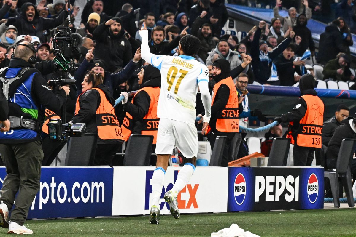 LdC : 2 buts en 4 minutes, Aubameyang ressuscite l'OM (vidéos)