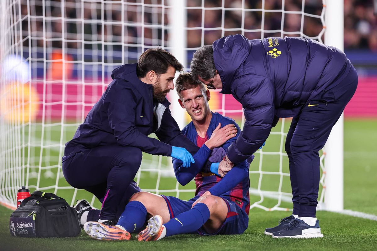 Le Barça perd Dani Olmo pour un mois