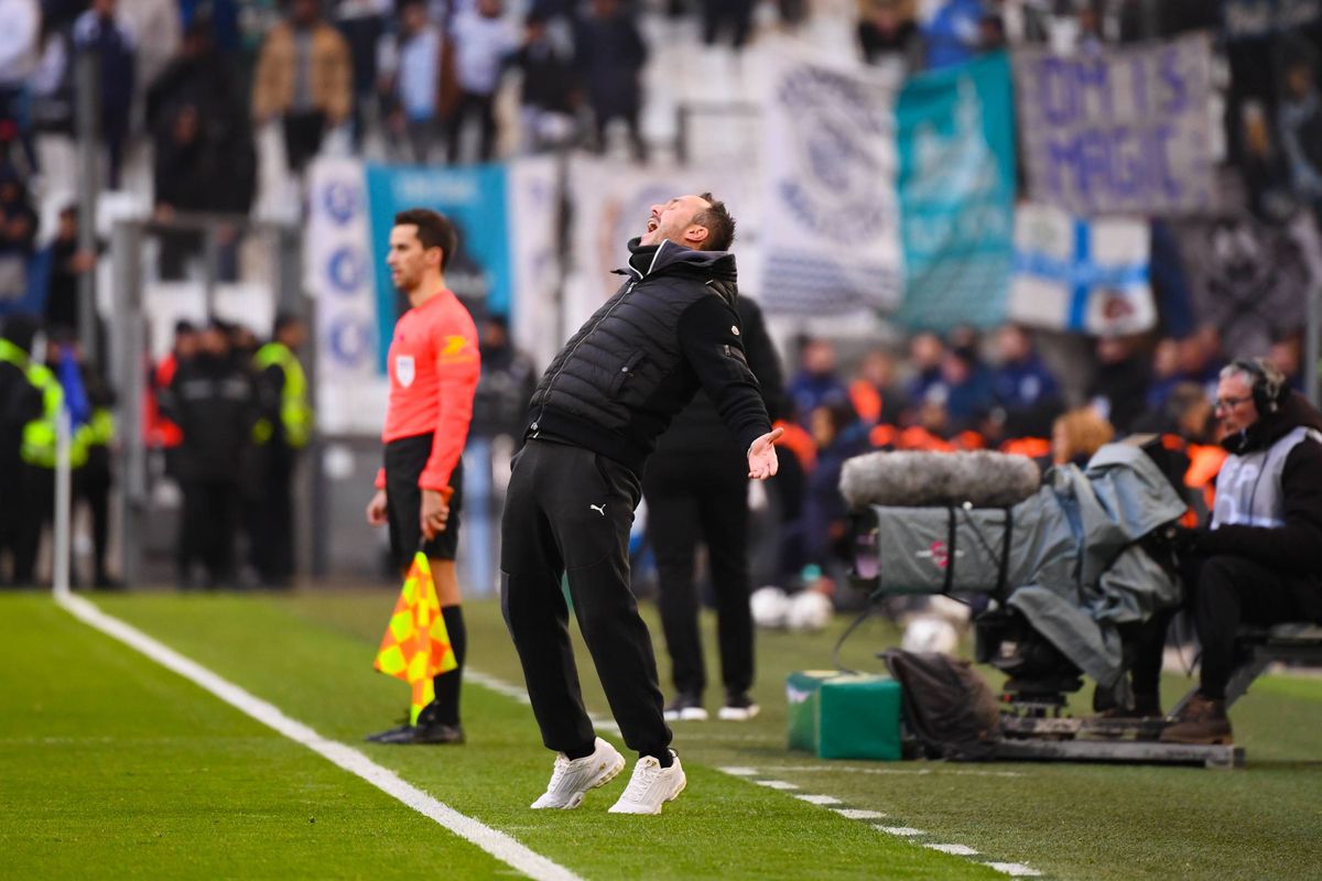Ça chauffe à l'OM, De Zerbi s'en prend à deux joueurs