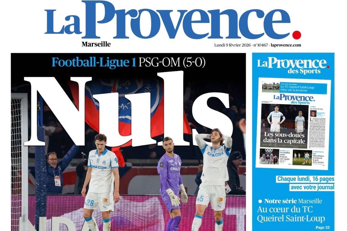 « Nuls », La Provence réclame des têtes après PSG-OM
