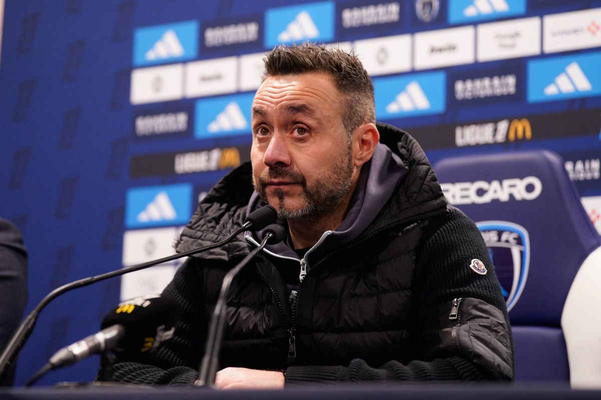 OM : De Zerbi prend une balle perdue en interne