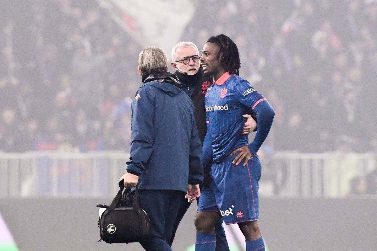 Nice : Elye Wahi absent plusieurs semaines