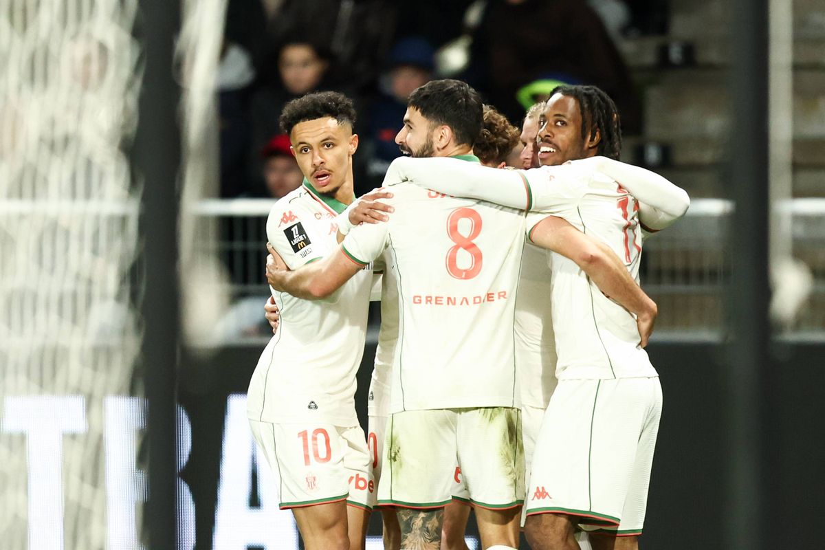 L1 : Nice s'offre un gros bol d'air à Angers