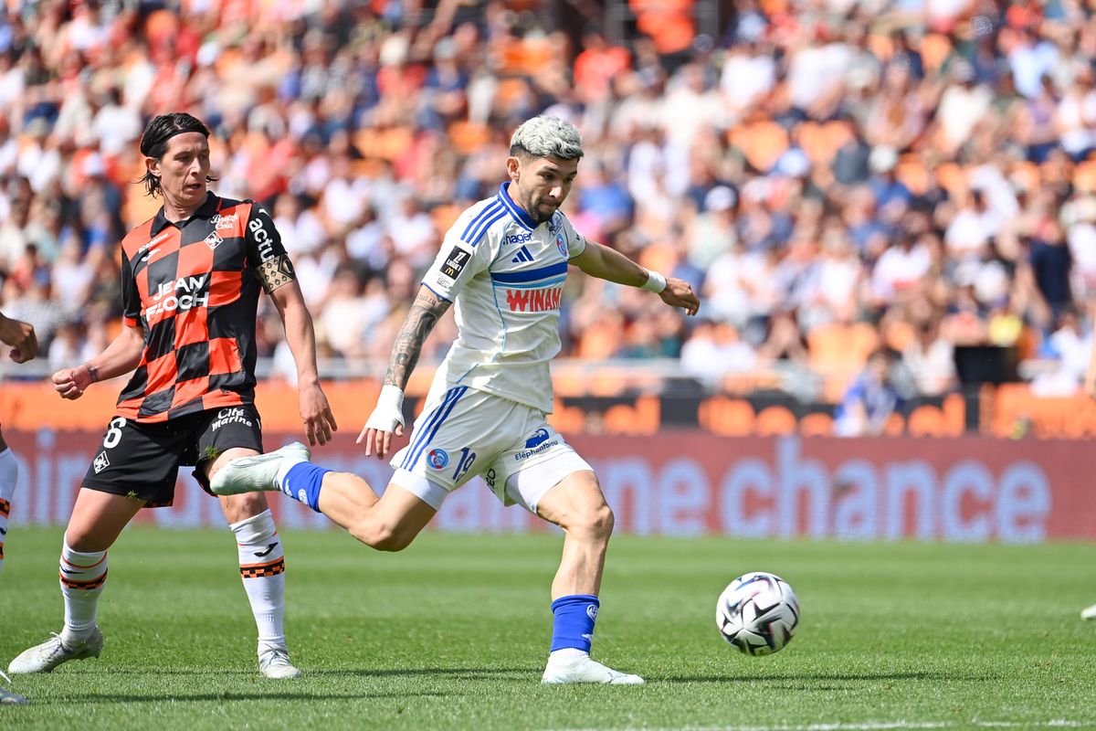 L1 : Strasbourg renverse Lorient dans un match fou