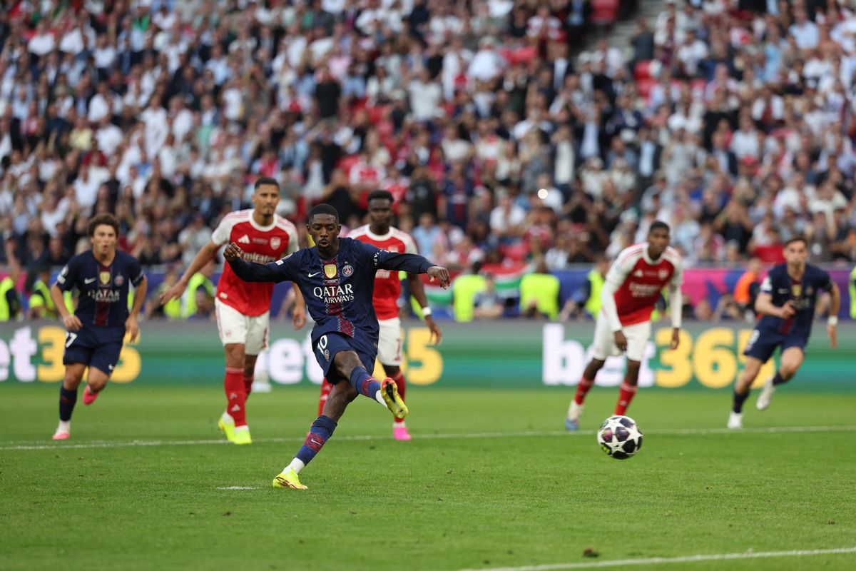PSG-Arsenal : Dembélé égalise sur penalty (vidéo)