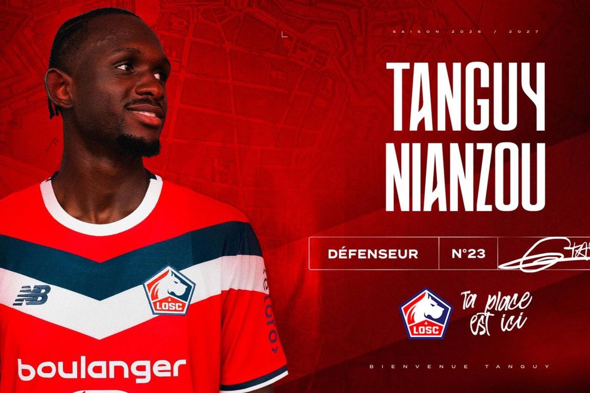 Lille annonce la signature de Tanguy Nianzou