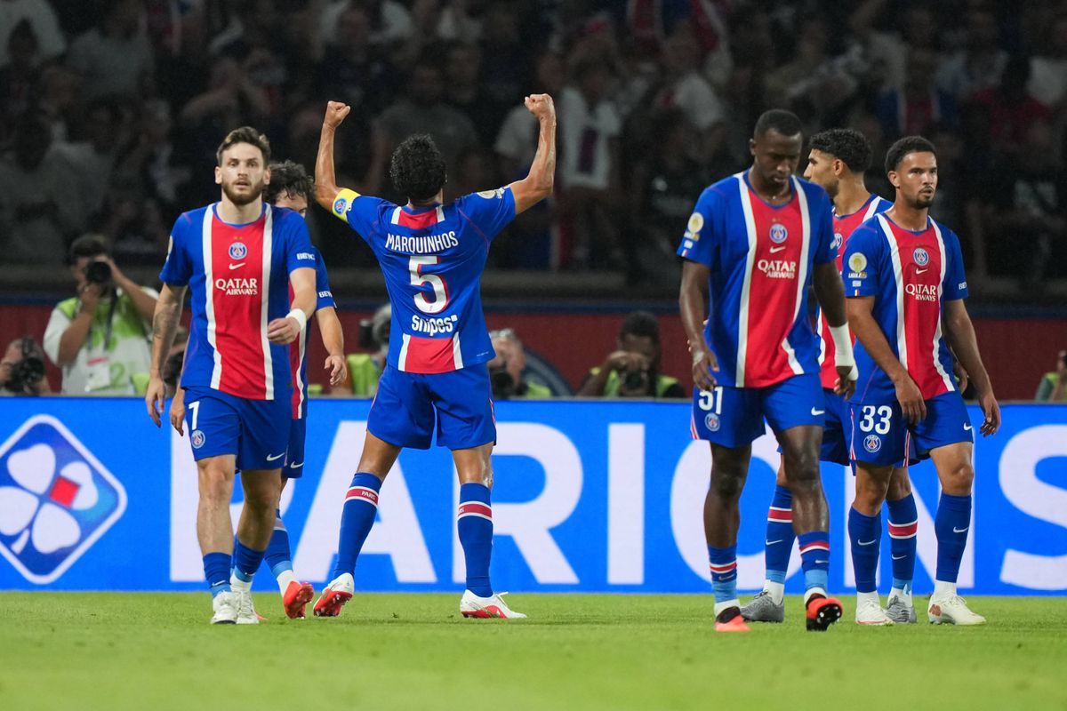 PSG-ASM : Marquinhos ouvre le score en patron