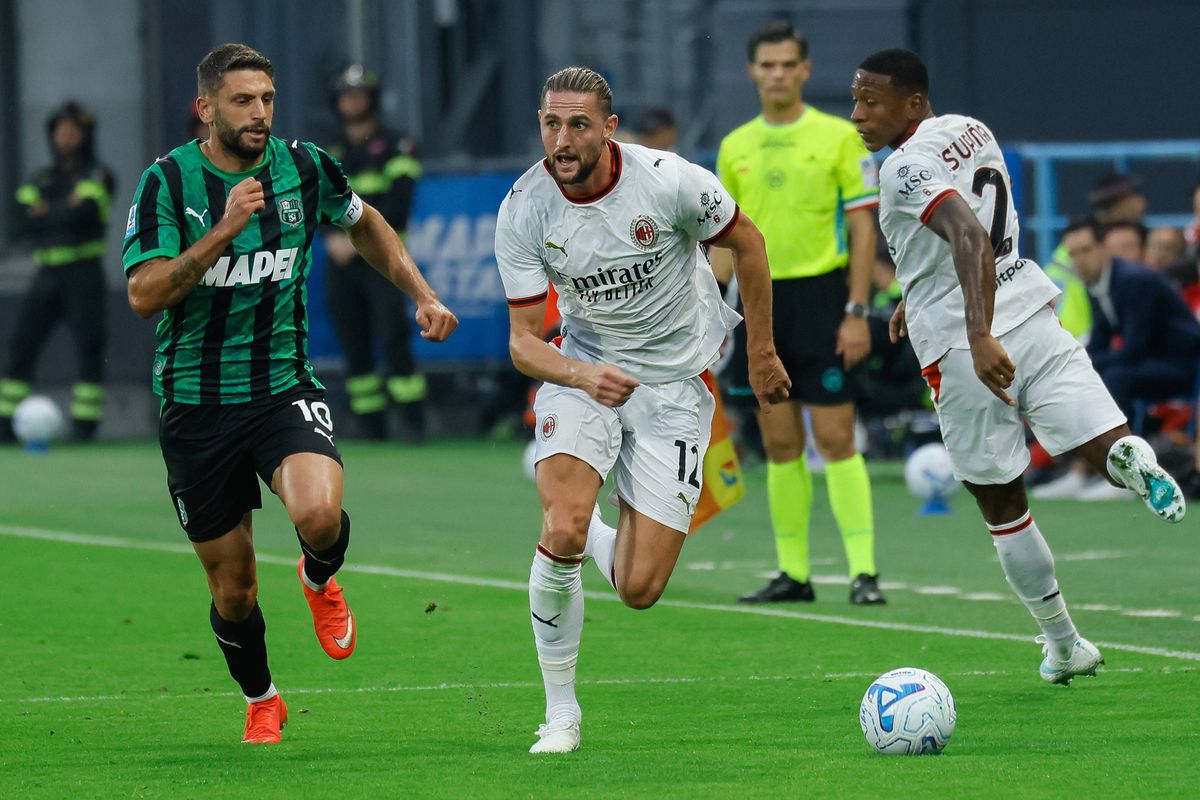 Serie A : Malgré un but de Rabiot, le Milan AC trébuche à Sassuolo