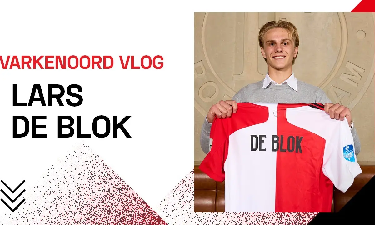 Van eerste contract naar Varkenoord Vlog met Lars de Blok