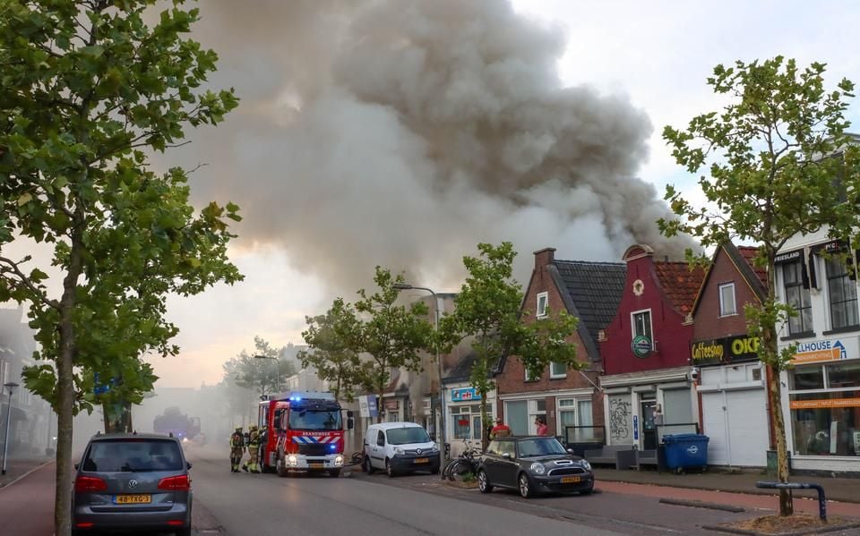 Drie jaar cel voor man (35) uit Leeuwarden die brand stichtte bij pizzeria SuperMario aan het Zuidvliet