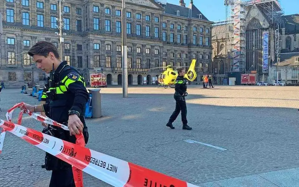Steekpartij met vijf gewonden bij de Dam in Amsterdam, verdachte opgepakt