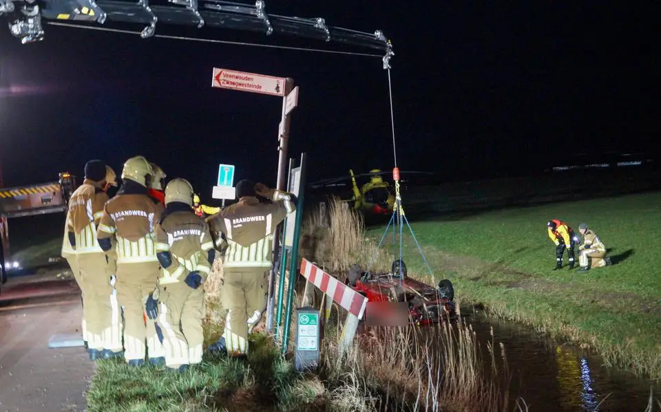 Man (18) uit Tytsjerksteradiel omgekomen door auto-ongeluk bij Broeksterwâld