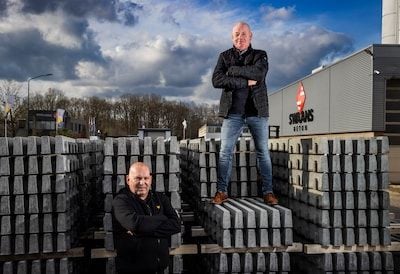 Honkvaste collega’s maken samen eeuw vol bij Swaans Beton