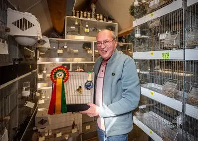 Toon uit Best wint het ene na het andere WK met door hem gekweekte magellaansijzen en geelbuikcinis