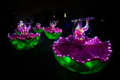 Helmondse Lichtjesparade feeëriek feest van licht in het donker