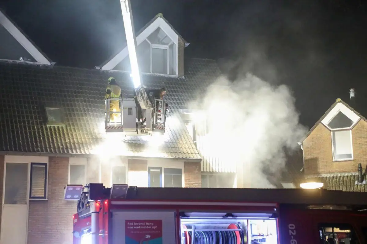Grote brand in appartementencomplex in Leeuwarden, vijf woningen ontruimd