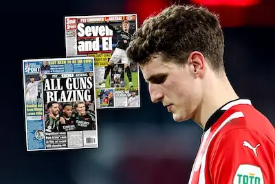 Engelse media zien ‘gênant’ PSV in Champions League: ‘Arsenal geniet van carnavalsseizoen in Eindhoven’