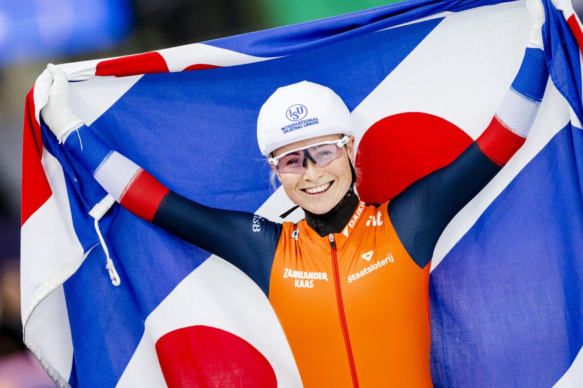 Marijke Groenewoud is ook in Hamar de koningin van de massastart, maar heeft individueel nog veel te winnen