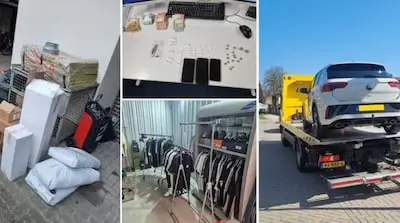 Meerdere arresta­ties voor drugshan­del in Eindhoven, ook winkel met nepmerkkle­ding gevonden