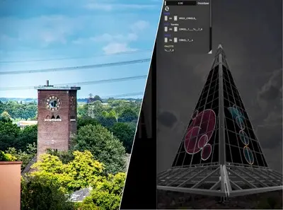 Bijzondere torenspits die in Tilburg komt te staan, wordt met een app bediend: ‘De tijd danst voorbij’