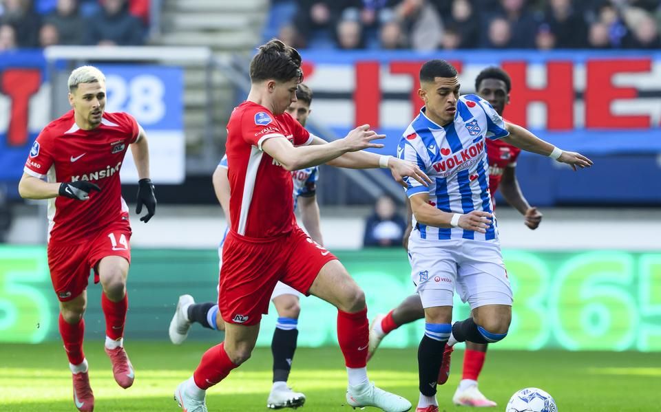 SC Heerenveen recht de rug na hectische week en boekt zwaarbevochten zege op AZ: 3-1