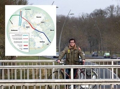 Plan ‘Ruit’ Eindhoven oogst vooral lof, ondanks weg door Dommeldal: ‘Is niet Brabantse Grand Canyon’