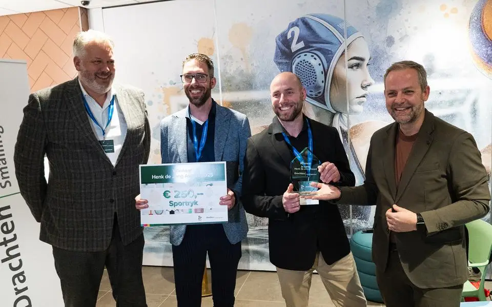 Sportryk-duo wint prestigieuze Henk de Jong Award voor inzet in jeugdsport