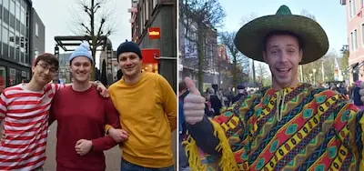 Viggo, Dean, Joël en Donny vieren voor het eerst carnaval in Helmond: 'Geweldige middag'