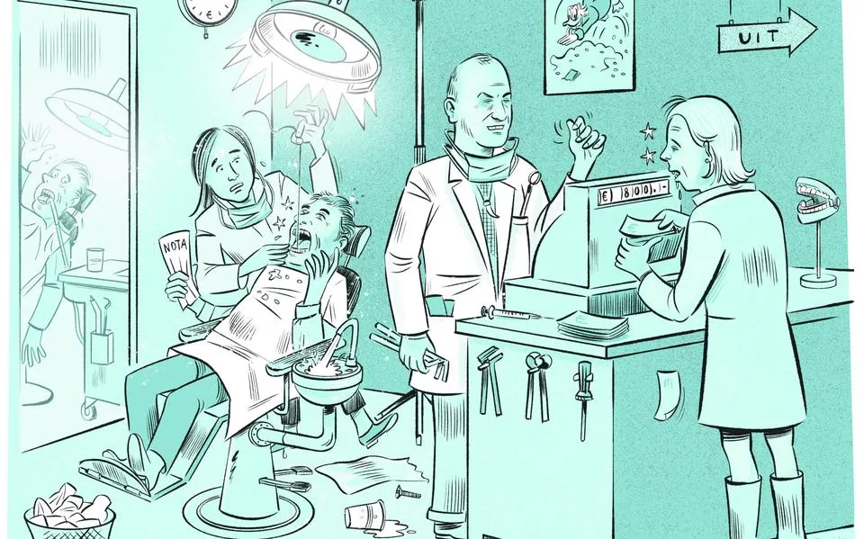 Een rekening van honderden euro’s voor twee gaatjes: het regent klachten over tandarts Kelbrick in Gorredijk