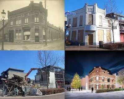 Historisch pand in centrum Geldrop tegen de vlakte; nieuwbouw start meteen na sloop