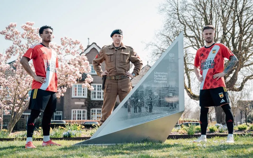 SC Cambuur herdenkt met speciaal shirt 80-jarige bevrijding Leeuwarden