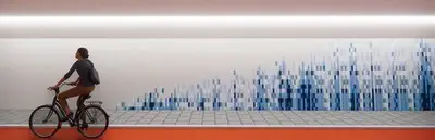 Geldrop kiest voor thema weefgetouw in fietstunnel bij station